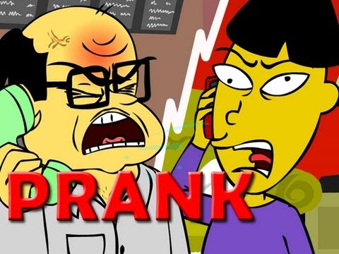 Funny Stuff: Angry Asian Restaurant Prank Call (Animated – Ownage Pranks)