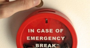 Cool Product of the Week #4: “Emergency Break Glass” Piggy Bank