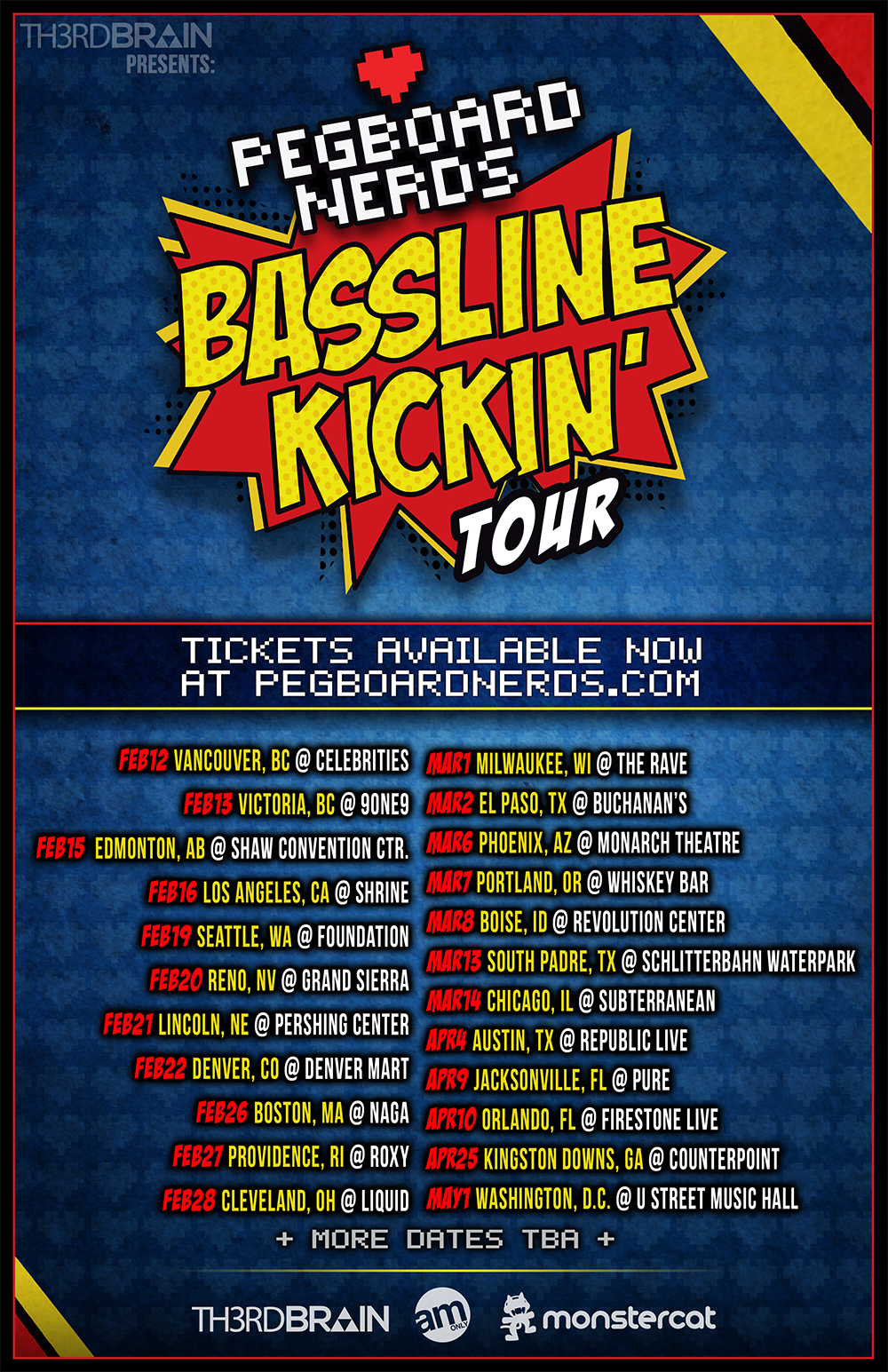 Pegboard Nerds Announce “Bass Kickin” Tour Dates