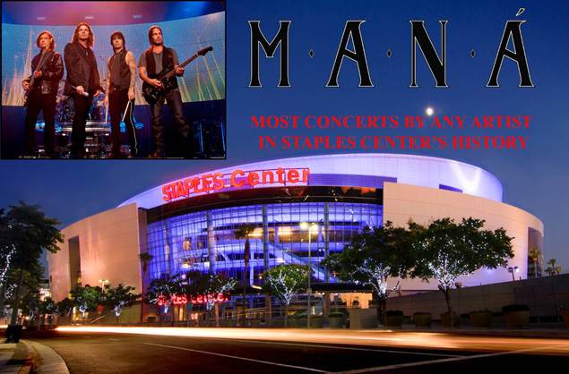 Maná Will Shatter The All-Time STAPLES Center Concert Record