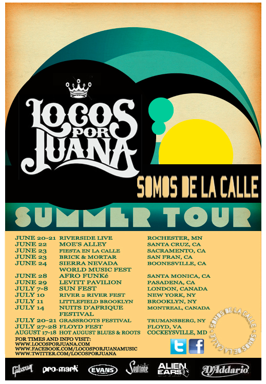 Locos Por Juana Announce Their Summer U.S. & Canada Tour Dates